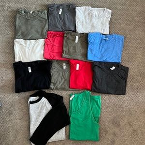 Huge lot of Mens Large American Apparel T-Shirts